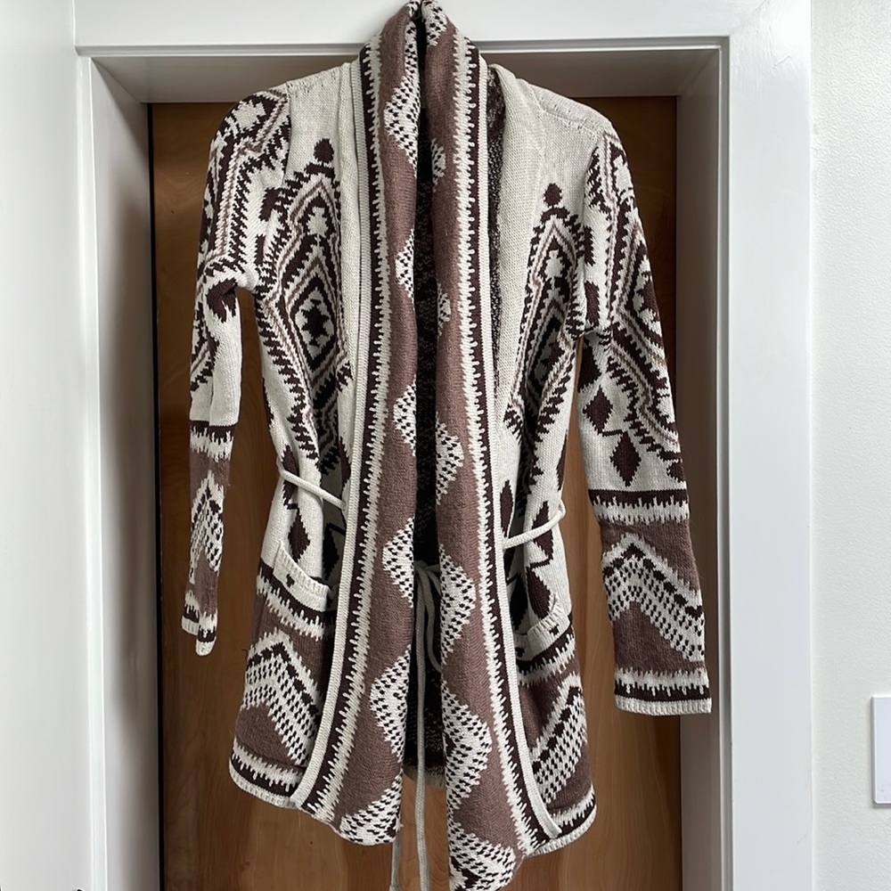 Bohemian wrap sweater by LOVESTITCH. Very soft. Worn once.
